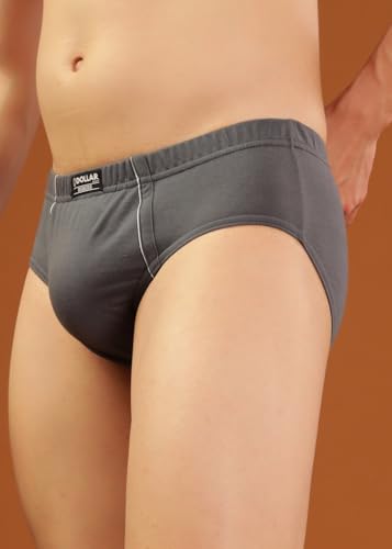 Image of Dollar Bigboss Men's Solid Cotton Brief (Colour May Vary)