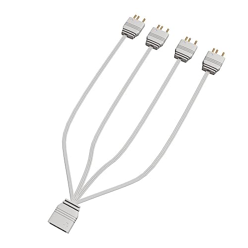Generic ARGB Xvb^ 5V 3Pin C^[tFCX 1  3/4 RlN^A_v^R[hRs[^ PC, 1`4