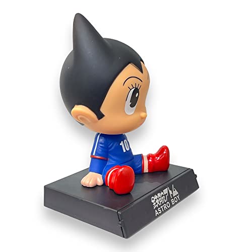 Image of AUGEN Super Hero Astro Boy Action Figure Limited Edition Bobblehead with Mobile Holder for Car Dashboard, Office Desk & Study Table (Pack of 1)