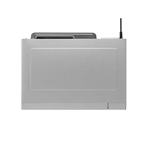 Panasonic NN-GT47KMGPG Inverter-Mikrowellenherd mit Grill, Glasdrehteller, 31 l, 1000 W, 24 automatische Programme, Turbo-Auftauung, 7 Leistungsstufen, Timer, digitales LED-Display, Silber