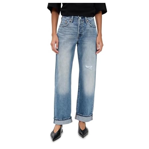 Levi's Women's 501 90s Jeans, Fresh Plan Selvedge, Blue, 25