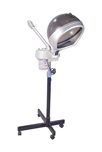Image of GRANDGLOW 2-in-1 Facial & Hair Steamer - Professional Face Sauna Humidifier & Hooded Hair Steamer with Timer & Temperature Control, Hot Mist Moisturizing Machine for SPA, Salon & Home Beauty Care