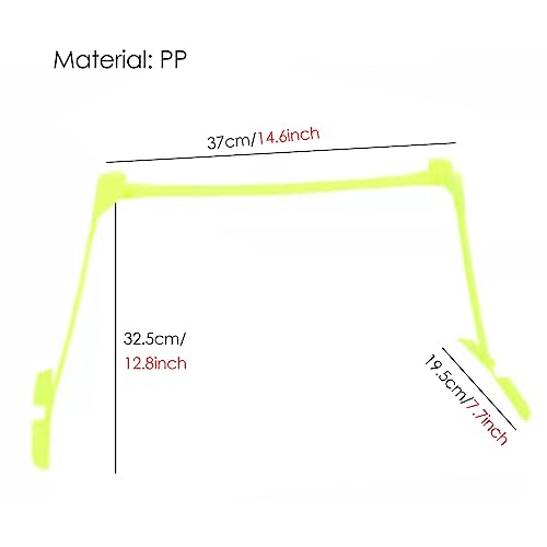 Speed Agility Hostles - Attrezzatura portatile regolabile per allenamento ad ostacoli per allenamento in pista all'interno e all'esterno