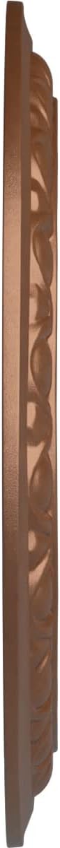 Ekena Millwork CM24CAPOS 24-1/4" x 1-1/2" Caputo Ceiling Medallion, Polished Copper