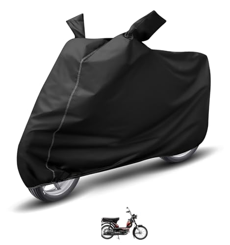 Image of Auto Hub Waterproof Scooty Cover Compatible with TVS Sl 100 Dustproof, UV Protection Two Wheeler Scooty Sl 100 Cover - Black