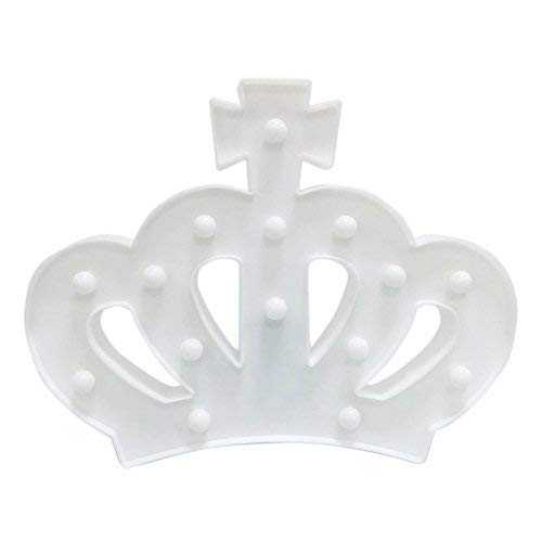 Marquee Alphabet Number Sign Light Hanging Table Top Decoration for Party (Crown)