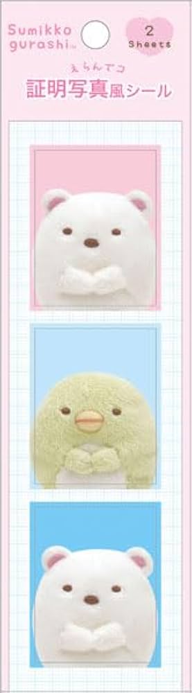 すみっコぐらし　ステッカー　確認用 すみっコぐらし 集合 キャラクターステッカー イラスト すみっコ