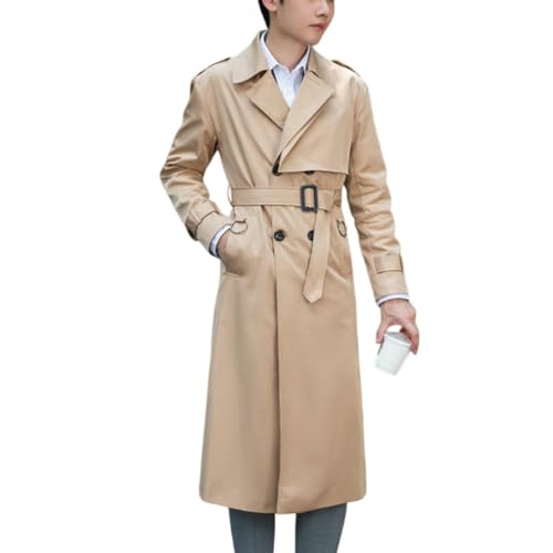 Trench-coat long homme idéal pour le style British urbain