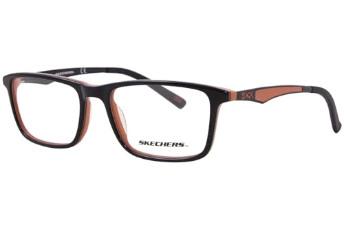 Lunettes SKECHERS SK 1078 noir orange 50mm pour un style quotidien dynamique