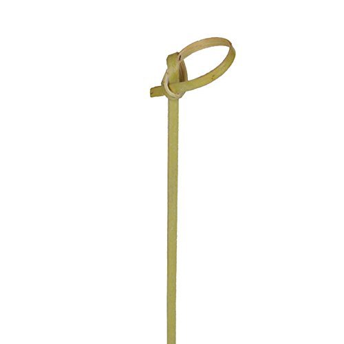 4-inch Bamboo Knot Cocktail Pick & Appetizer Skewer! 100% biodegradable, eco-friendly, & made from...