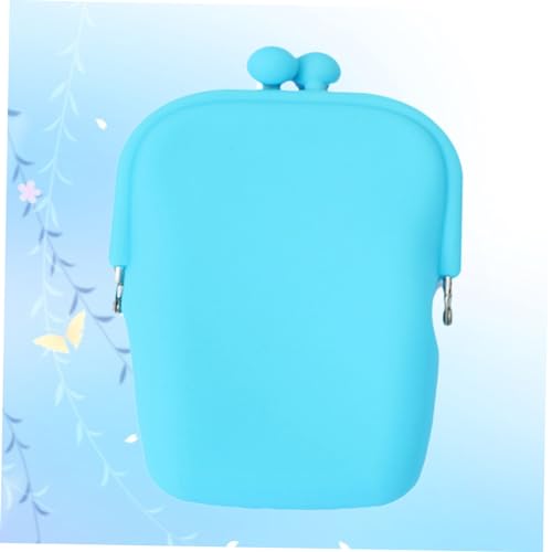 2pcs Data Line Storage Pouch Card Small Stand Coin Purse Silicone Travel Wallet Toiletry Bags for Traveling Purses Bag Travel Makeup Bags Rubber Mobile Phone Bag Mini Girl2