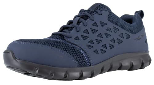 Image of Reebok Men's Rb4041 Sublite Cushion Safety Toe Athletic Work Shoe Black
