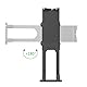 conecto Lautsprecher Wandhalterung, kompatibel mit Sonos® One, Sonos® One SL, Sonos® Play:1, Traglast: 3kg, schwarz