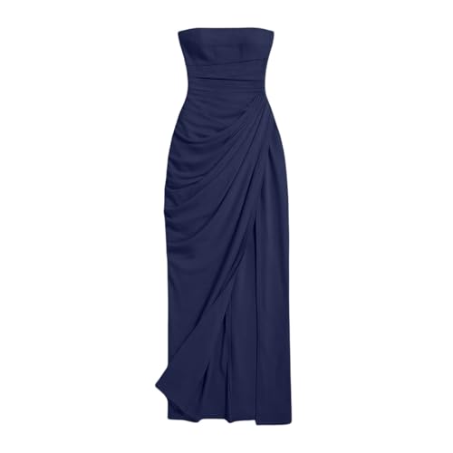 Robe de soirée épaules dénudées masquant les imperfections