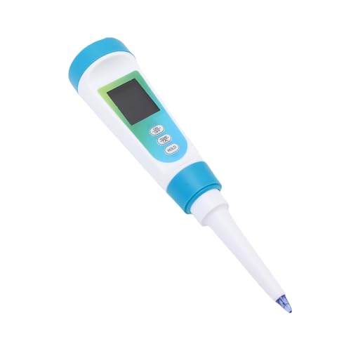 Asixxsix 食品用デジタル PH メーター、ATC 自動校正および LCD スクリーン付きデジタル食品 PH テスター、サワー種、パン、チーズ、ソーセージ、肉、水、ワイン、ビール用の PH プローブ