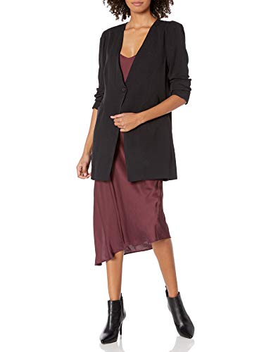BCBGeneration Women's Long Blazer, Black, Medium