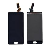 SHOWGOOD - Schermo LCD Meizu M3S con telaio+Touch Screen Digiziter, parti di ricambio per schermo LCD Meizu M3S MZ-M3 (nero con telaio)