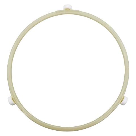 IMSurQltyPrise Microwave Glass Turntable Plate Roller Support Rotating Ring, Inner Diamater 6.9" / 176mm, Outer Diamater 7.4" / 188mm - 2 Pcs Cover