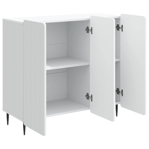 Cómoda moderna de madera con 3 puertas y gran capacidad interior 4