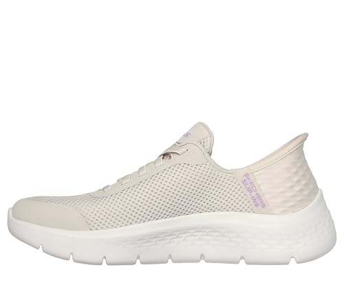 Skechers Femme Go Walk Flex Grand Entry Slip-In ENTRAINEUSE, Off White Textile/Trim, 39 EU