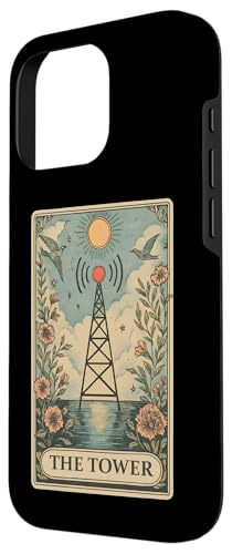 The Tower Ham Radio Operator Carte de Tarot Radio Amateur Sorcière Coque pour iPhone 16 Pro – vue 2