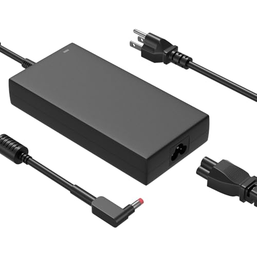 HSXIRQA 180W AC Charger Compatible with Acer Nitro 5 7 AN517 AN515 V17 V16 V15 V14 Series AN515-58 AN515-57 AN517-55 AN517-54 AN715-52 N1812 N20C1 (Fit for 135W Laptop) Replacement Power Adapter