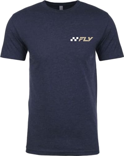 Fly Racing 354-0328S Fly Victory Tee Midnight Navy Sm
