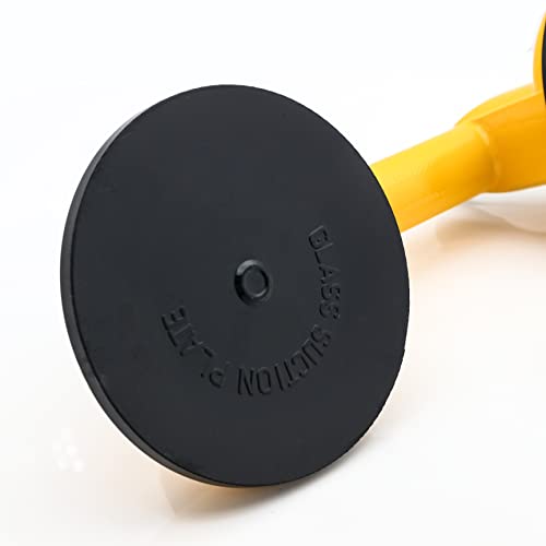 Circle Of Iron - Vacuum Suction Cup For Glasses - Heavy Duty Alminimum Plate Handles Which Hooks To Move Glasses - To Move Tiles - Floor Gap Fixer Etc #TOP5