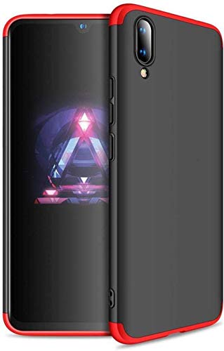 Maytrie Back Cover For Vivo V 11 Pro Red Black Dual Protection Plastic Amazon In Electronics