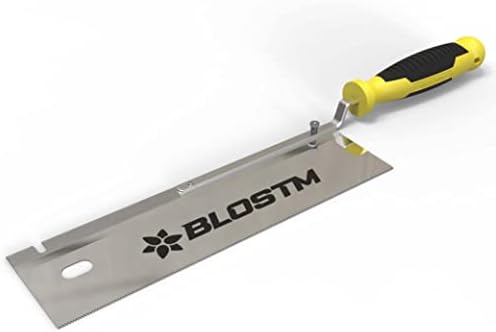 BLOSTM Fine Tooth Saw 250mm - Flush Cut Saw with Reversible Handle, Cranked Dovetail Saw with Quick Release, Foldable Steel Blade & Hardened Saw Teeth - Hand Saw for Wood, Plastic, Craft & Carpentry
