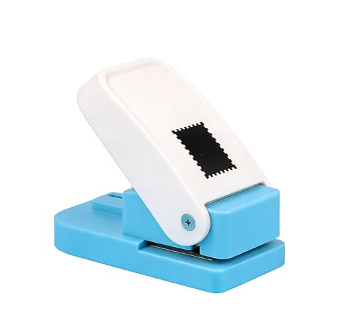 Rectangular Paper Punch 1X0.8inch - Lever Craft Punch for Scrapbooking Journaling Card Making