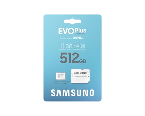 Amazon | Samsung EVO Plus microSDXC メモリーカード 512GB 160MB/秒