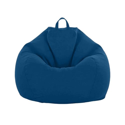 boiszeda Puf sin Relleno Funda para puf de Color Liso Almacenamiento Funda para sofá puf Sillón Adultos Organizador y Soporte Juguetes niñas y niños