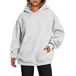 EFAN Womens Hoodies Oversized Sweatshirts Pullover Fleece Sweaters Long Sleeve Winter Fall Outfits Fashion Y2k Clothes