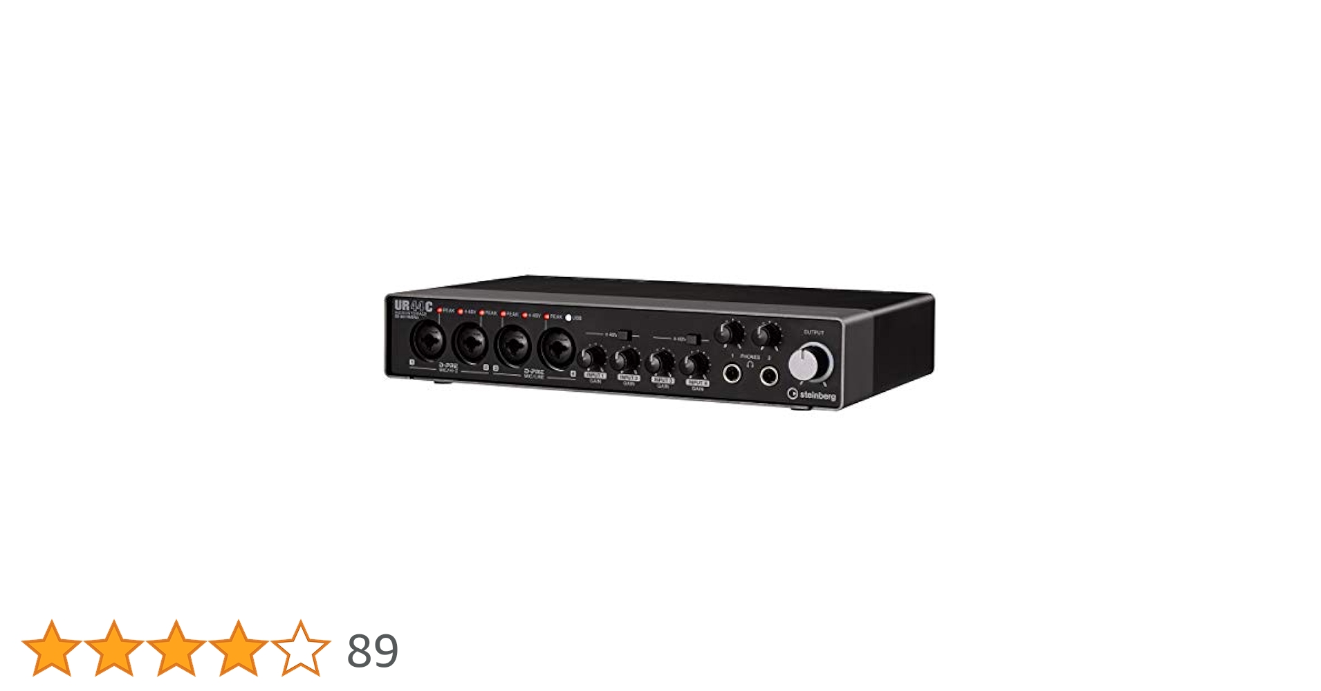 Steinberg UR44 インターフェース Steinberg Releases Brand-New UR44 Interface