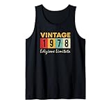Photo Gallery vintage 1978 edizione limitata 45 anni compleanno regalo canotta Photo Gallery vintage 1978 edizione limitata 45 anni compleanno regalo canotta