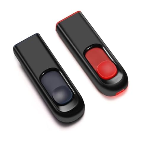 Maspen 64GB USB Flash Drive 2 Pack 64 GB USB Thumb Drive Memory Stick Jump Drives Pendrive for Storage (2 Colors, 64G) Cover