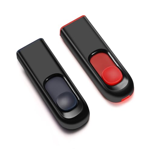 Maspen 64GB USB Flash Drive 2 Pack 64 GB USB Thumb Drive Memory Stick Jump Drives Pendrive for Storage (2 Colors, 64G)