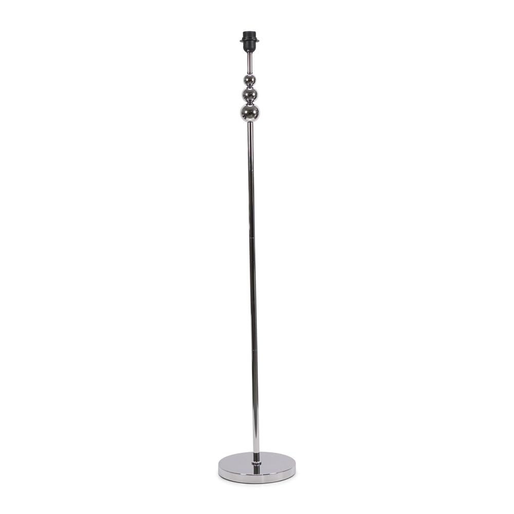 ValueLights | Silver Chrome Stacked Ball Single Stem Standing Floor Lamp Base | Floor Lamps & Torchieres, Home Décor & Improvement Essential