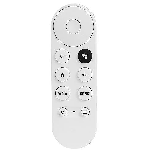 G9N9N Voice Remote Control Compatible with Google Chromecast with Google TV(4K) Streaming Media Player Controller GA01919-US GA01923-US GA02463-US GA02464-US Replacement with YouTube Netflix Keys