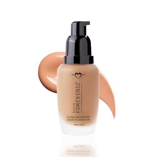 Image of Daily Life Forever52 Ultra Definition Liquid Foundation|24H Wear, Medium to Full Coverage, Pore-Minimizing & Mattifying, Long Lasting, Anti-Aging, Satin Finish| All skin types - Pecan (FLF015) 30ml