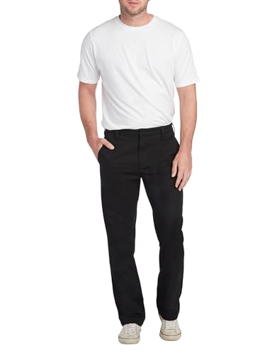 FIVESTAR GENERAL Men's 562 Relaxed Fit 5-Pocket Work Pant, Hook and Eye Closure, Tapered Leg Black