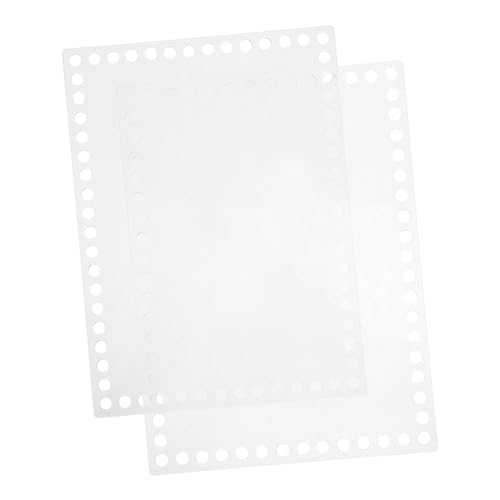 Gogogmee Acrylic Weaving Material 2mm Thick Crochet Weaving Board for DIY Braiding Disk Craft
