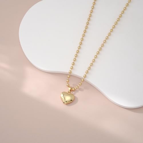 Image of Gold Silver Necklace for Women, Dainty Cubic Zirconia Pendant