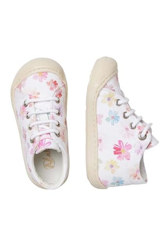 Naturino Cocoon Leather White Heart Print First Walking Shoes2