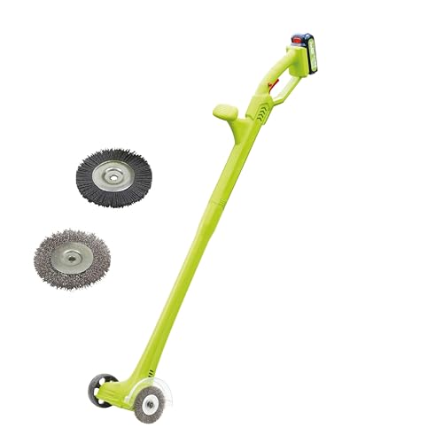 Garden Gear 20v Cordless Weed Sweeper Clears Driveways Paths Patios and Pavings from Moss and Dirt (20v Weed Sweeper)