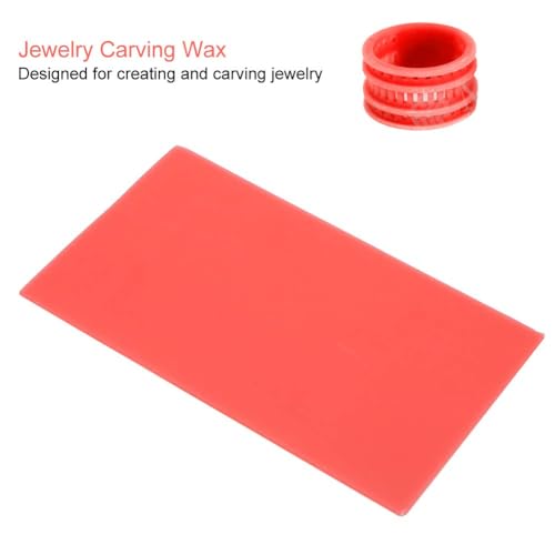 Schnitzwachs, Schmuckwachs Rot Geschnittenes Modellierwachsblatt Gravurherstellung Schnitzwachs Schnitzwachs Stift Gussform Gravur Wachswerkzeug Schmuck Diy Handwerk Ringe Herstellung