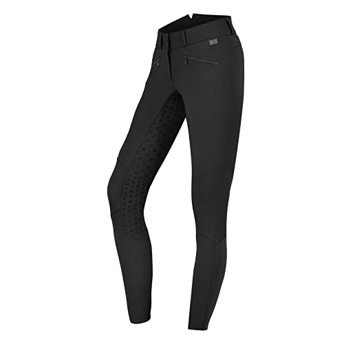 E.L.T Ladies Hella High Waist Silicone Breeches - Black / EU 46
