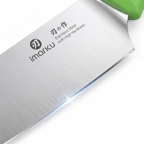 Image of iMarku 14-piece high-carbon stainless steel knife set, dishwasher safe | Ultra-sharp Japanese knife, built-in sharpener, non-slip ergonomic handle, restaurant-grade quality, eco-friendly