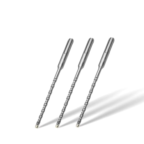 3tlg SDS Plus Bohrer 6 x 160mm,Professionell Betonbohrer mit 4 Hartmetall Schneiden,Hammerbohrer Für Beton,Stein 3tlg SDS Plus Bohrer 6 x 160mm,Professionell Betonbohrer mit 4 Hartmetall Schneiden,Hammerbohrer Für Beton,Stein